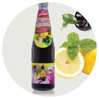 Blackcurrant Juice with Lemon Drink Base
