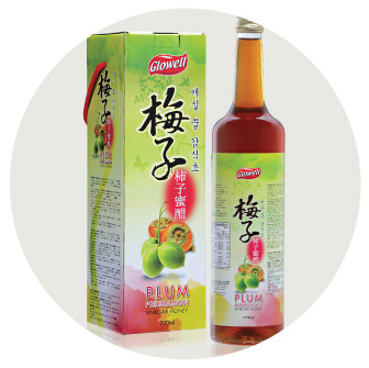 Plum Persimmon Vinegar Honey