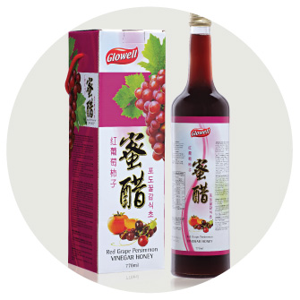 Red Grape Persimmon Vinegar Honey